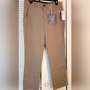 Democracy brand women's casual pant. Size 10. Khaki.  Never worn..No flaws.